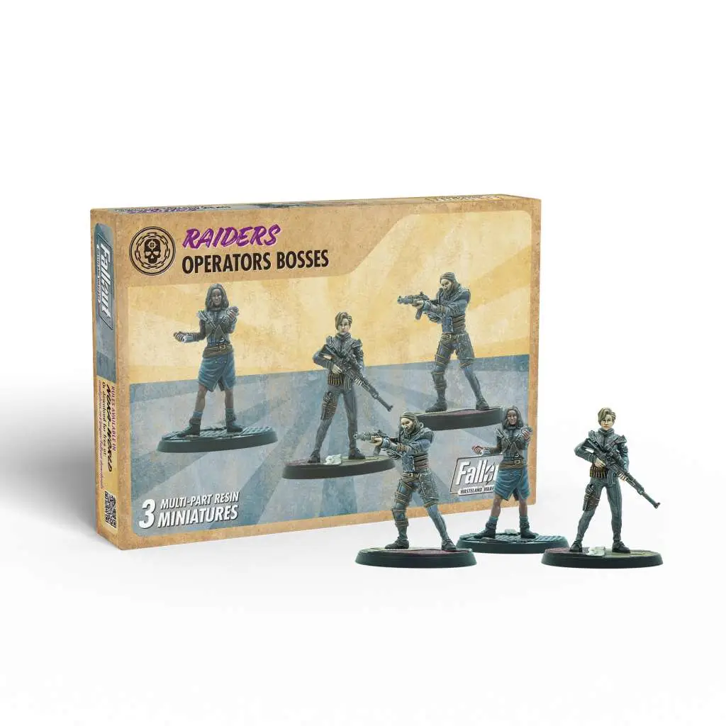 Figurine fallout wasteland warfare nuka world raiders operators bosses
